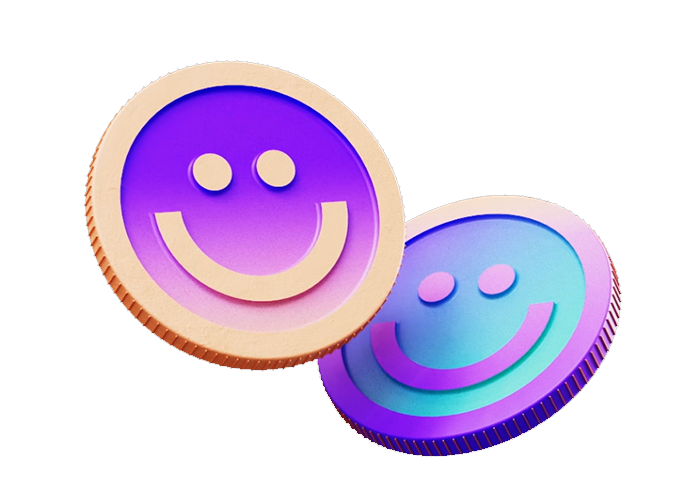 trie coins depiction